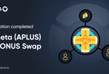 What is the APLUS/AMETA cryptocurrency project?